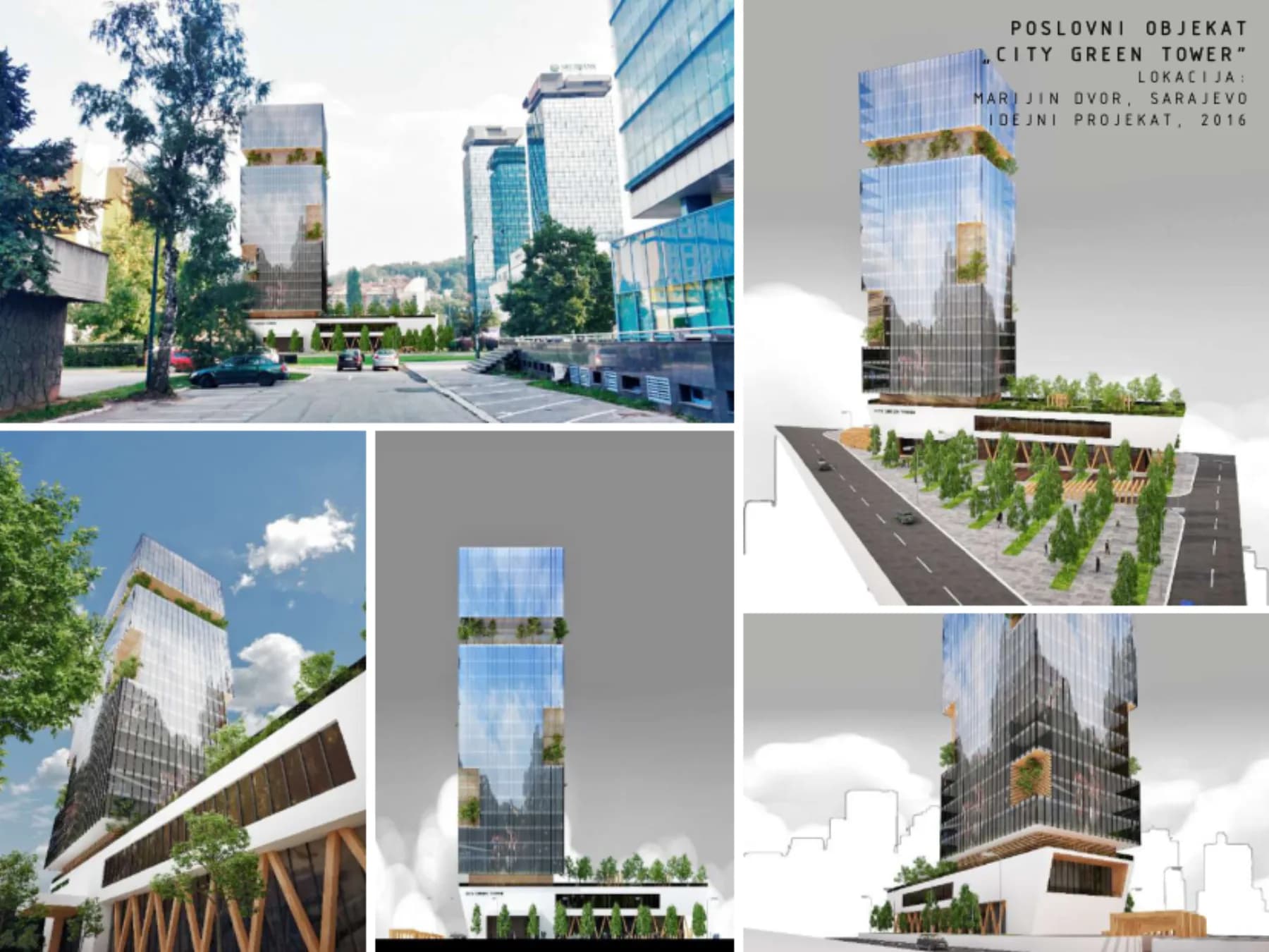 Projektna tabla City Green Tower
