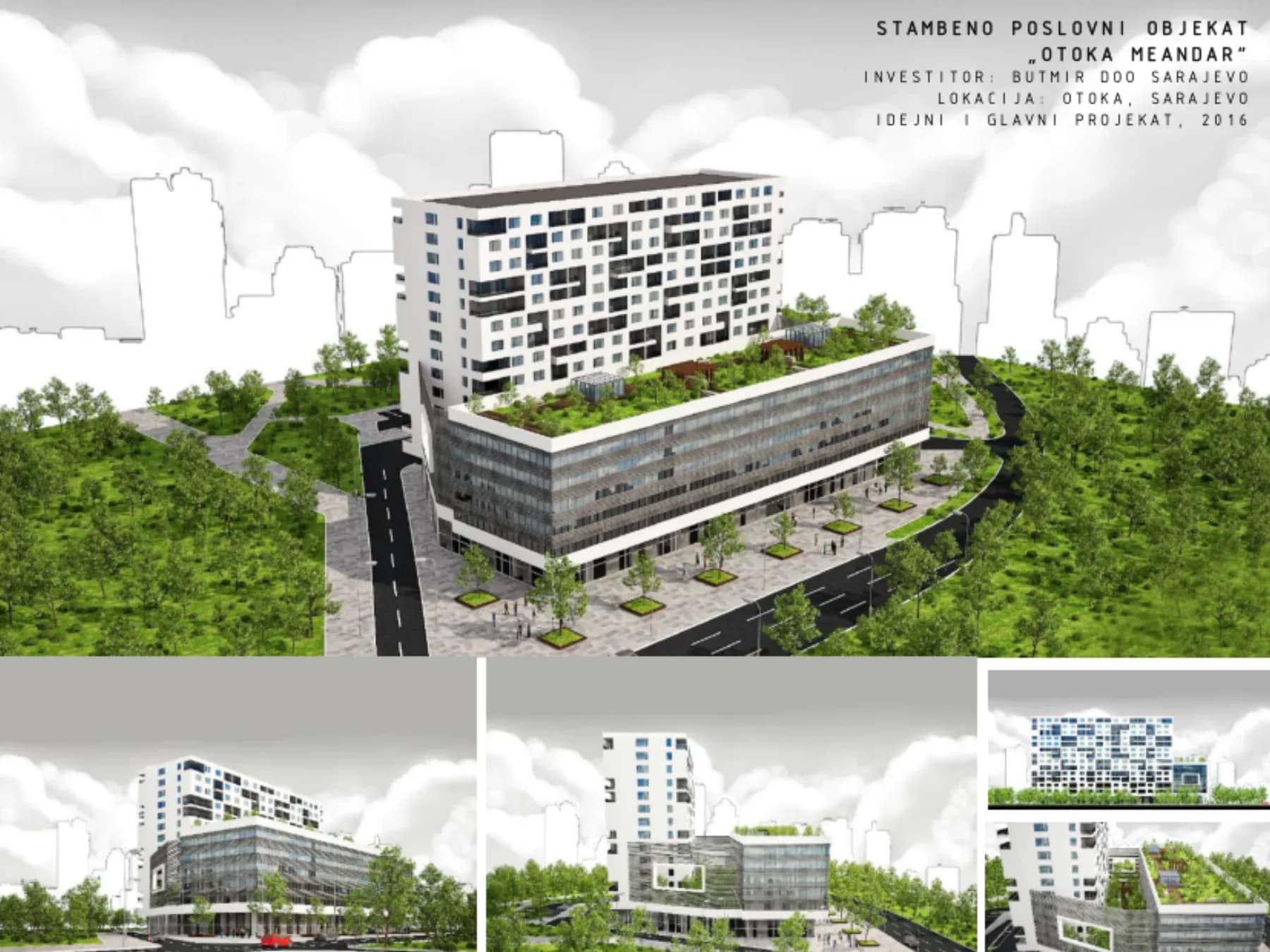 Projektna tabla Otoka Meandar